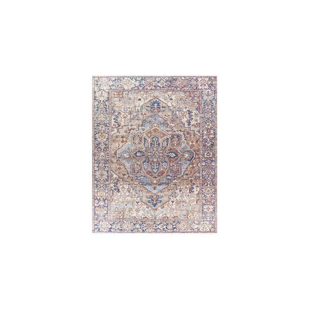 Surya Iris Brown Rug 7'6" X 9'6" Surya Iris Brown Rug 7'6" X 9'6"