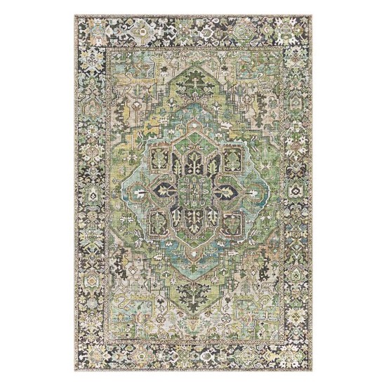 Surya Iris Medium Green Rug 2'3" X 3'9"