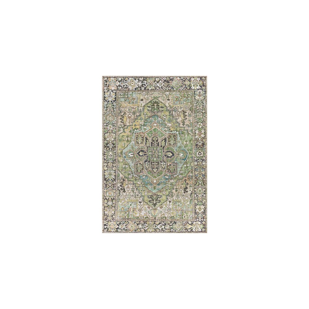 Surya Iris Medium Green Rug 2'3" X 3'9"