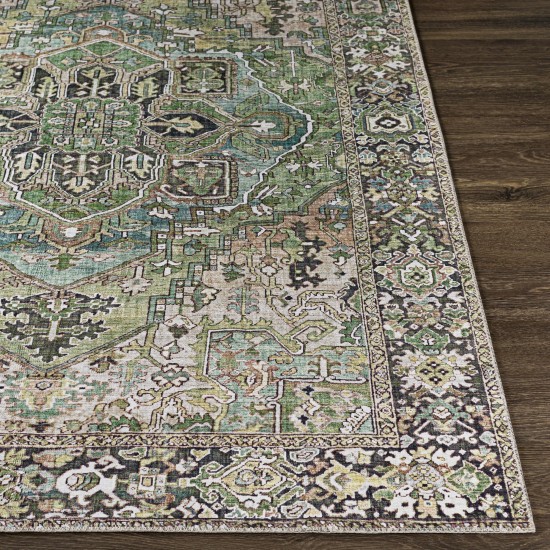 Surya Iris Medium Green Rug 2'3" X 3'9"