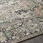 Surya Iris Medium Green Rug 2'3" X 3'9"