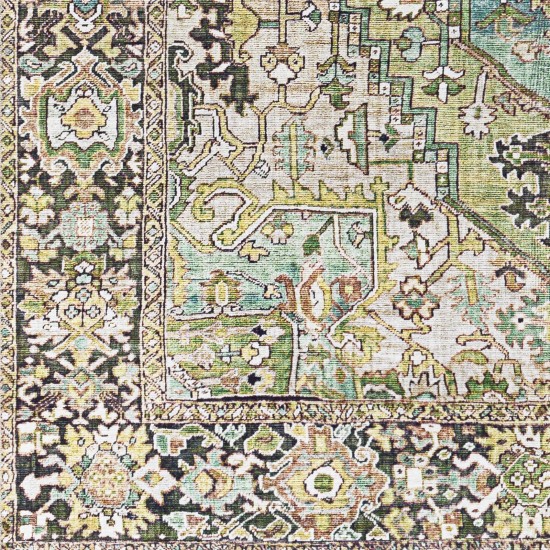 Surya Iris Medium Green Rug 2'3" X 3'9"