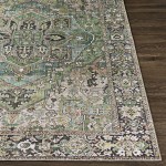 Surya Iris Medium Green Rug 3'6" X 5'6"