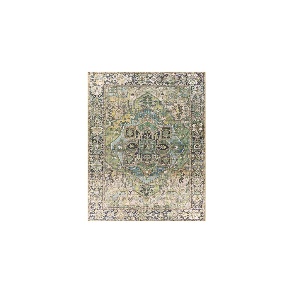 Surya Iris Medium Green Rug 7'6" X 9'6"