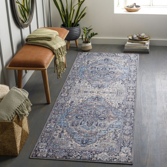 Surya Iris Denim Rug 2'6" X 7'6"