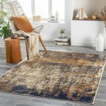 Surya Jefferson Jfs-2300 Mustard Rug 2'7" X 4'