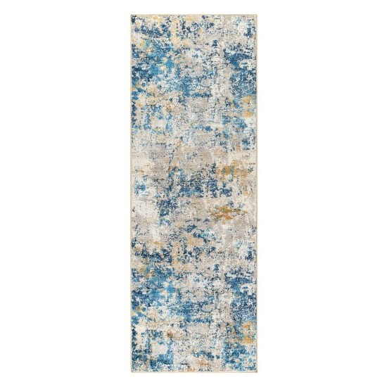 Surya Jefferson Jfs-2302 Blue Rug 2'7" X 7'3"