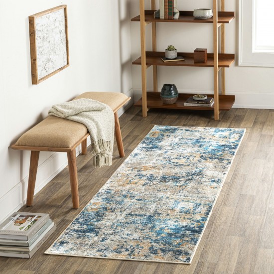 Surya Jefferson Jfs-2302 Blue Rug 2'7" X 7'3"