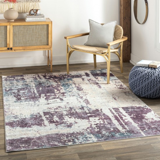 Surya Jefferson Jfs-2305 Dark Purple Rug 2'7" X 4'