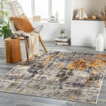 Surya Jefferson Jfs-2306 Mustard Rug 5'3" X 7'