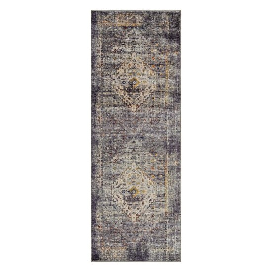 Surya Jefferson Jfs-2307 Dark Purple Rug 2'7" X 7'3"