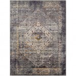 Surya Jefferson Jfs-2307 Dark Purple Rug 6'7" X 9'