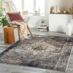 Surya Jefferson Jfs-2307 Dark Purple Rug 6'7" X 9'