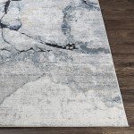 Surya Jolie Medium Gray Rug 2'7" X 10'