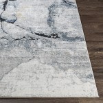 Surya Jolie Medium Gray Rug 6'7" Square