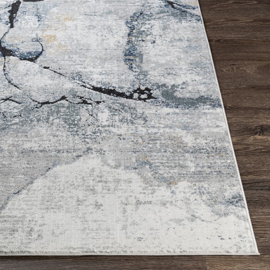 Surya Jolie Medium Gray Rug 6'7" Square
