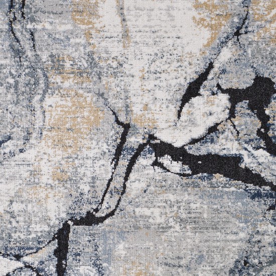 Surya Jolie Medium Gray Rug 6'7" Square