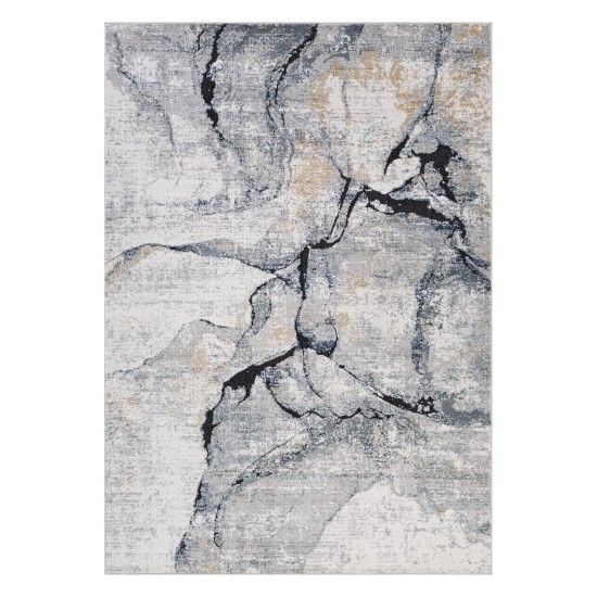 Surya Jolie Medium Gray Rug 7'10" Square