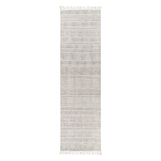 Surya July Charcoal Rug 2'6" X 8'