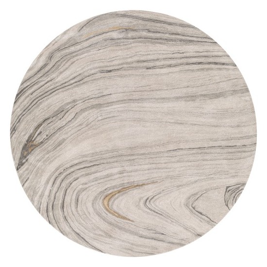 Surya Kavita Kvt-2304 Medium Gray Rug 10' Round