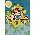 Surya Kindergarten Kgt-2300 Blue Rug 3'11" X 5'7"