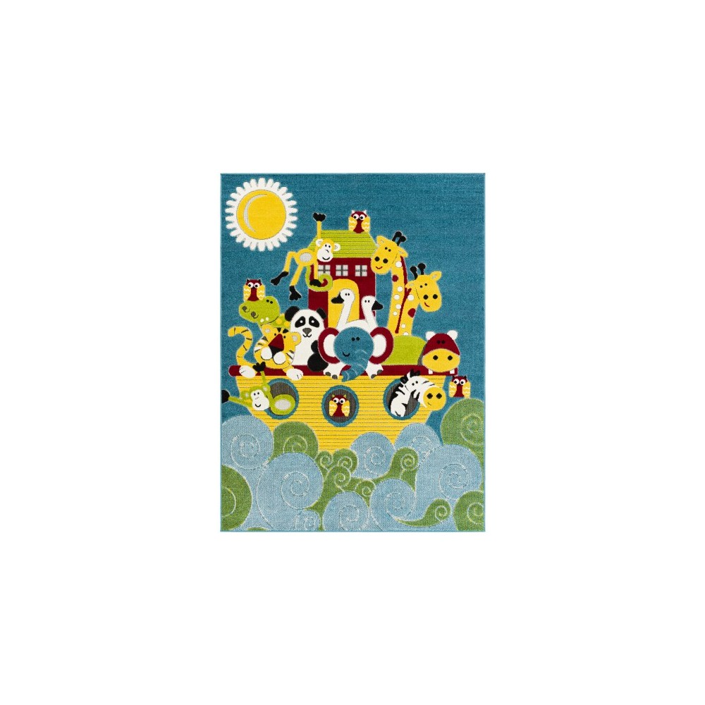 Surya Kindergarten Kgt-2300 Blue Rug 3'11" X 5'7"