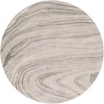 Surya Kavita Kvt-2304 Medium Gray Rug 6' Round