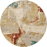 Surya Kavita Brick Red Rug 6' Round