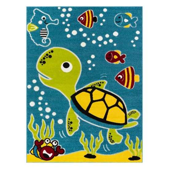 Surya Kindergarten Kgt-2303 Blue Rug 3'11" X 5'7"