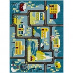 Surya Kindergarten Kgt-2305 Blue Rug 6'7" X 9'