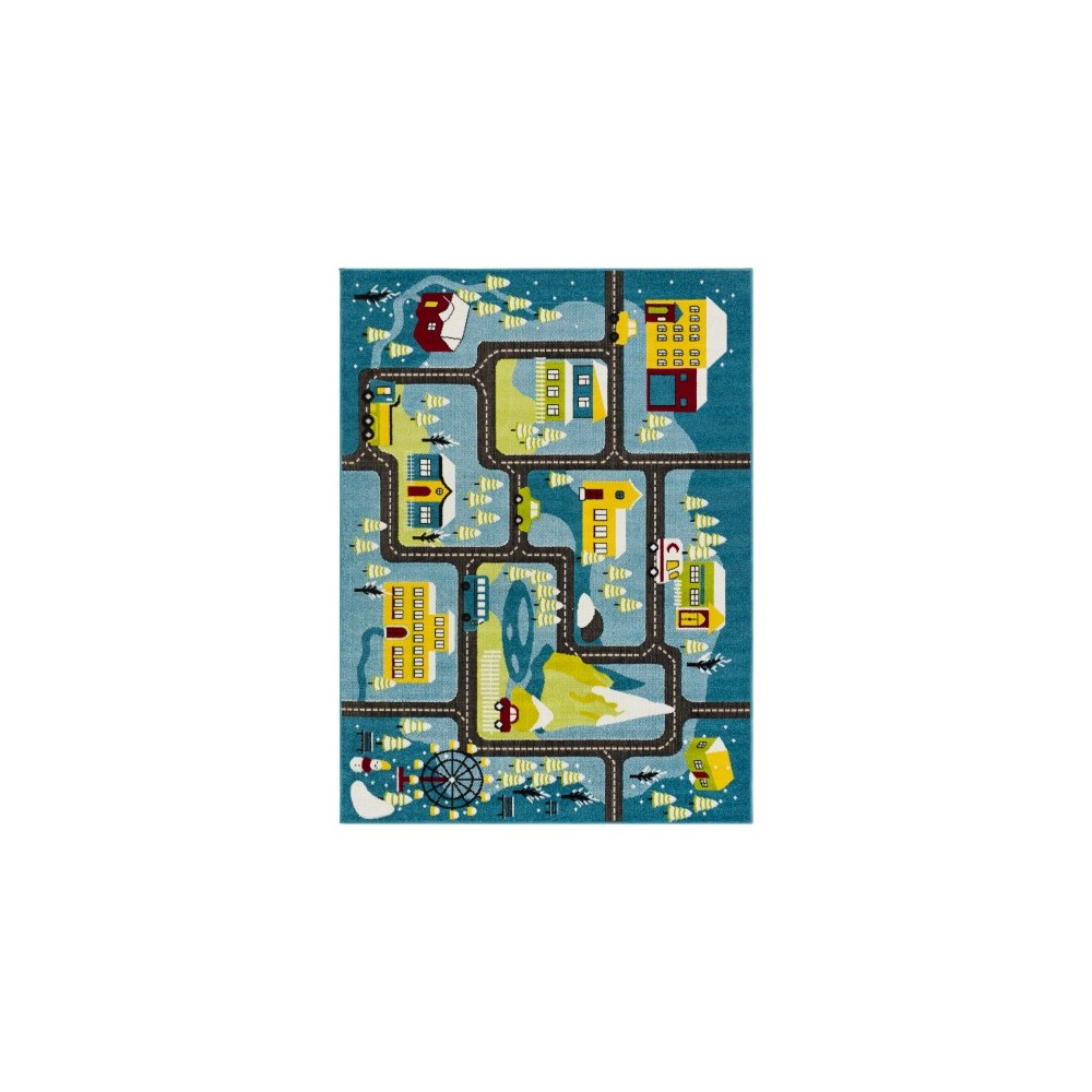 Surya Kindergarten Kgt-2305 Blue Rug 7'10" X 10' Surya Kindergarten Kgt-2305 Blue Rug 7'10" X 10'