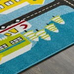 Surya Kindergarten Kgt-2305 Blue Rug 7'10" X 10'