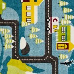 Surya Kindergarten Kgt-2305 Blue Rug 7'10" X 10'