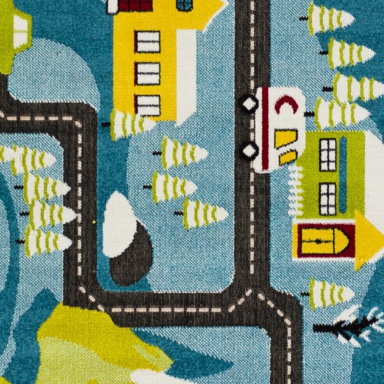 Surya Kindergarten Kgt-2305 Blue Rug 7'10" X 10'