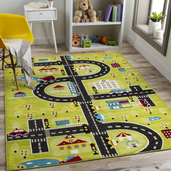 Surya Kindergarten Kgt-2306 Light Green Rug 3'11" X 5'7"