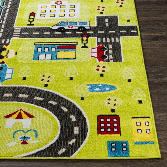 Surya Kindergarten Kgt-2306 Light Green Rug 5'3" X 7'