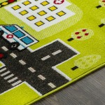 Surya Kindergarten Kgt-2306 Light Green Rug 5'3" X 7'