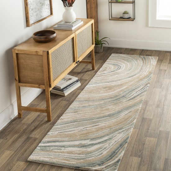 Surya Kavita Tan Rug 2'6" X 8'