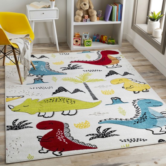 Surya Kindergarten Kgt-2307 White Rug 3'11" X 5'7"