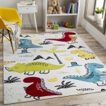 Surya Kindergarten Kgt-2307 White Rug 6'7" X 9'