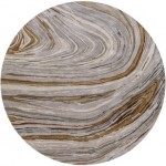 Surya Kavita Charcoal Rug 8' Round