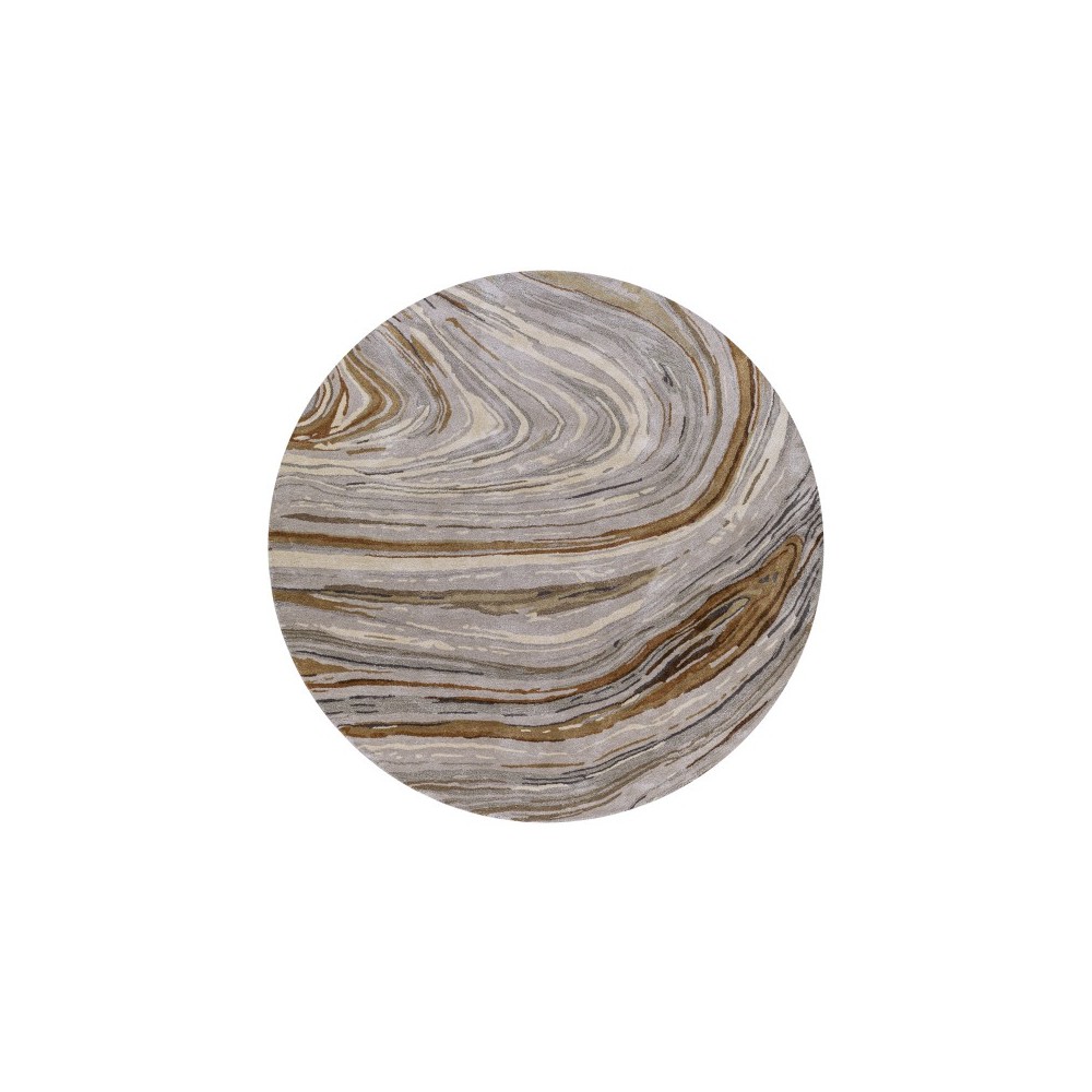 Surya Kavita Charcoal Rug 8' Round Surya Kavita Charcoal Rug 8' Round