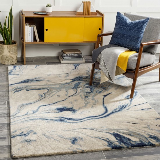 Surya Kavita Kvt-2315 Navy Rug 5' X 7'6"