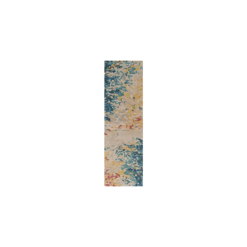 Surya Kavita Aqua Rug 2'6" X 8' Surya Kavita Aqua Rug 2'6" X 8'