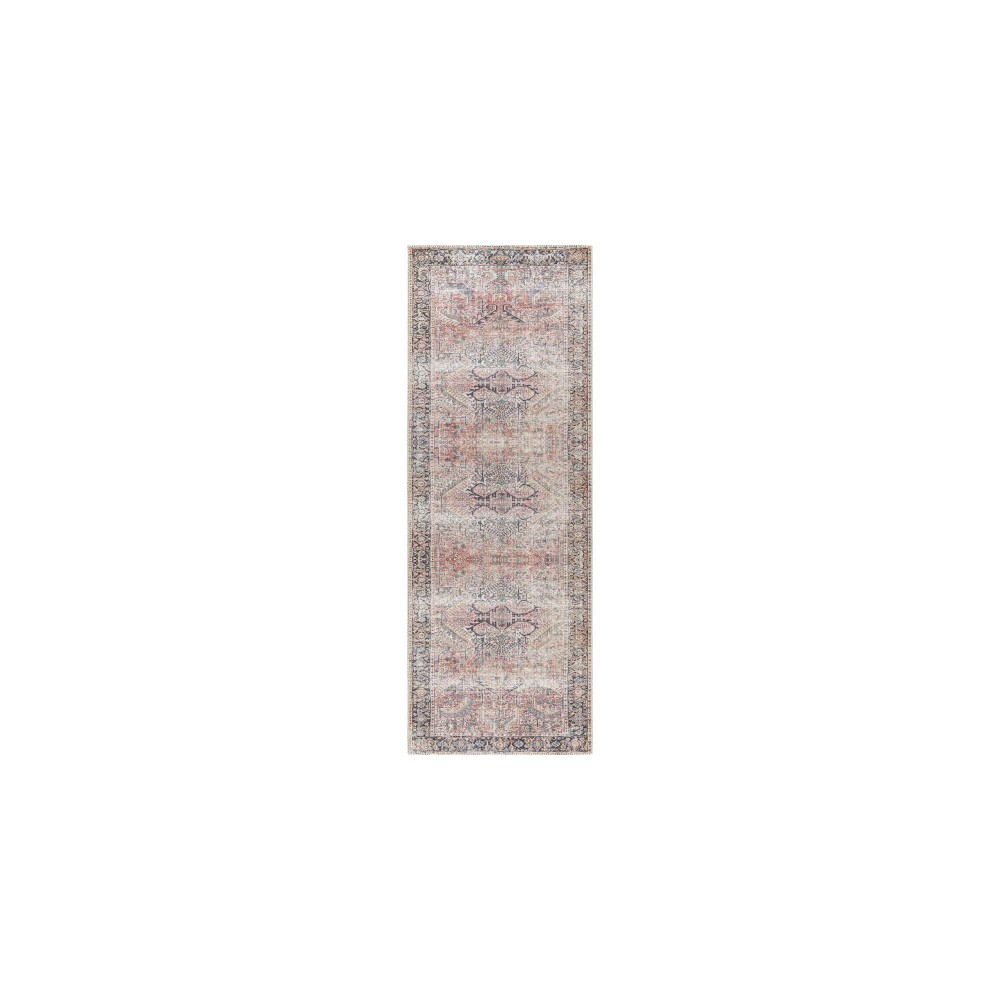 Surya Kemer Dusty Coral Rug 2'7" X 10'