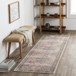 Surya Kemer Dusty Coral Rug 2'7" X 10'