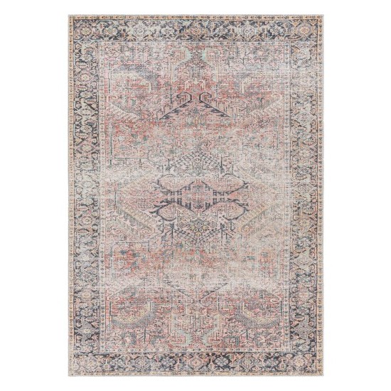 Surya Kemer Dusty Coral Rug 5'3" X 7'