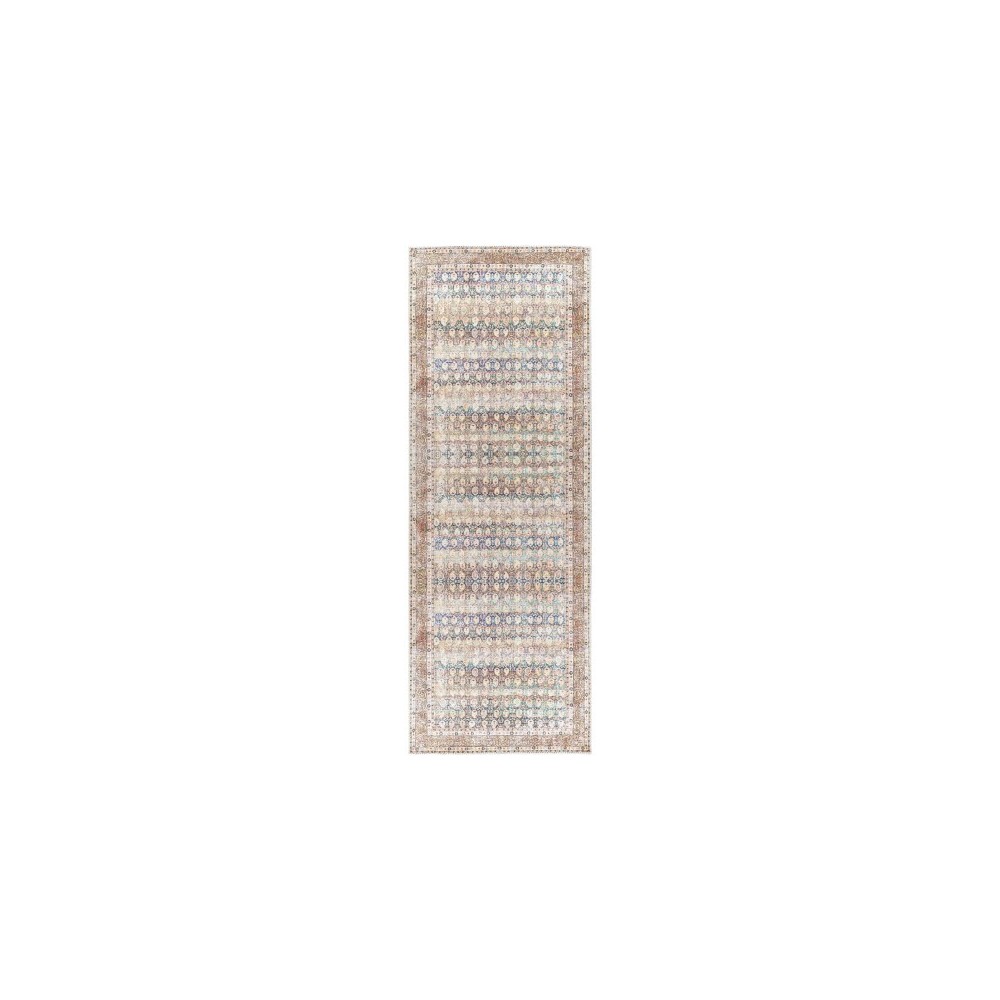 Surya Kemer Bright Blue Rug 2'7" X 10' Surya Kemer Bright Blue Rug 2'7" X 10'