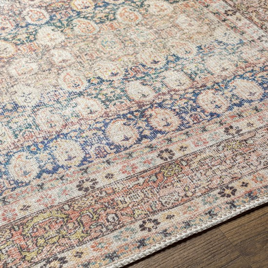 Surya Kemer Bright Blue Rug 2'7" X 10'