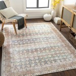 Surya Kemer Bright Blue Rug 5'3" X 7'